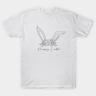 Rabbit Ears flowers © GraphicLoveShop T-Shirt